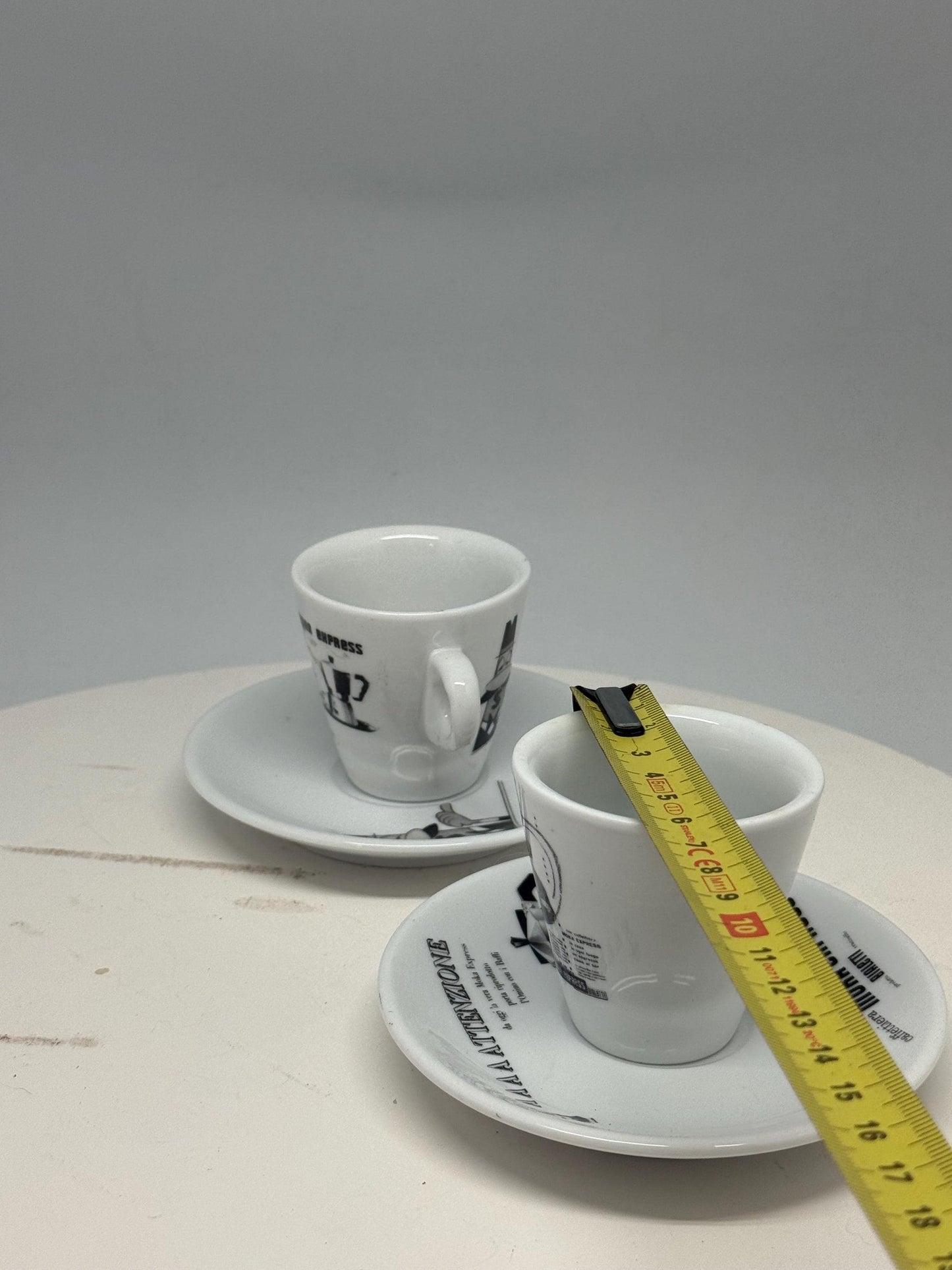 Vintage Bialetti Porcelain Espresso Cups Set — additional view 10