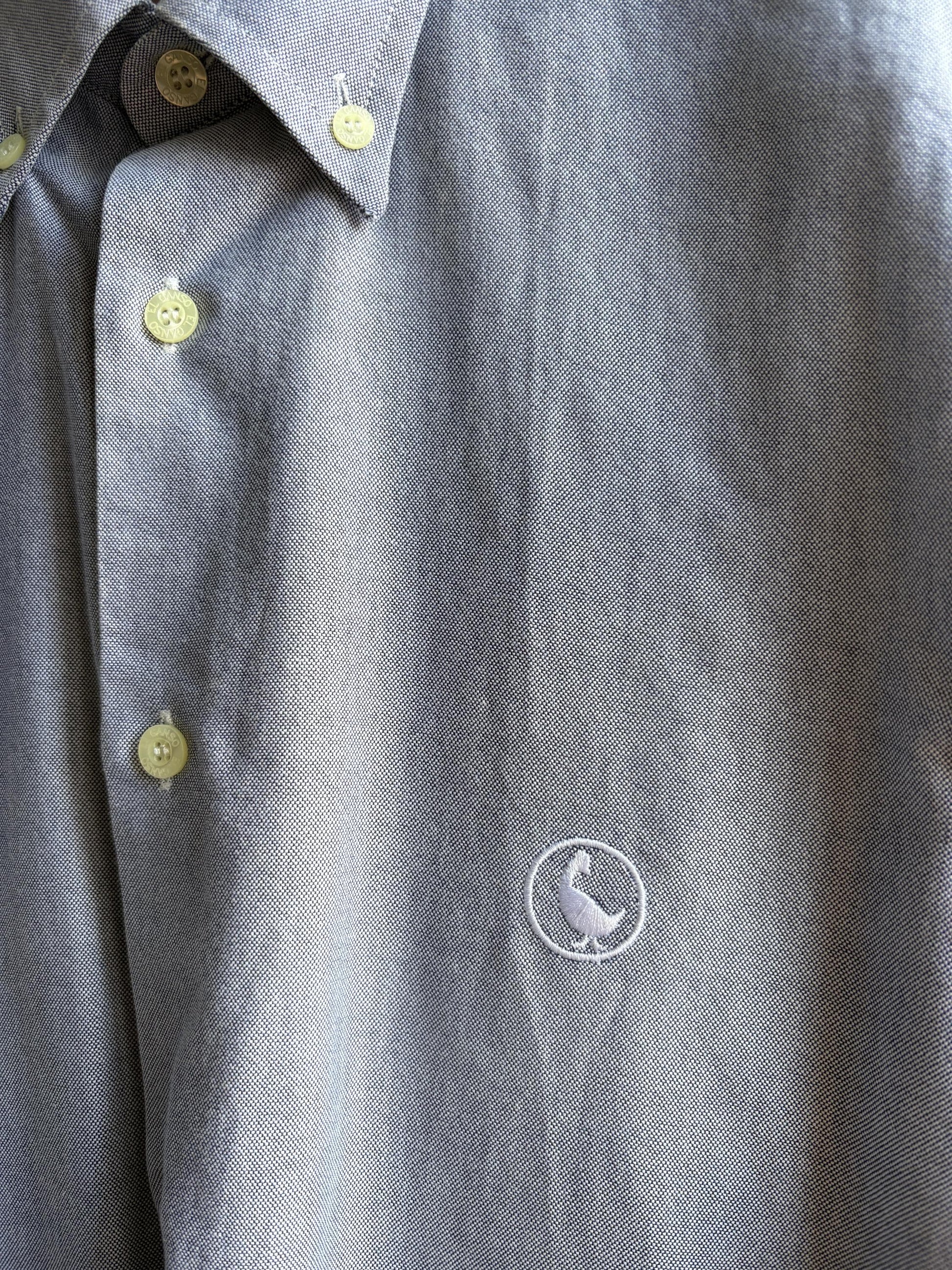Light Blue Cotton Button-Up Shirt — additional view 6