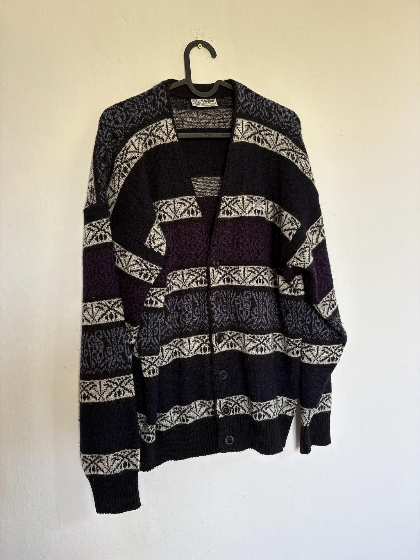 Vintage Fair Isle Wool Blend Cardigan — additional view 6