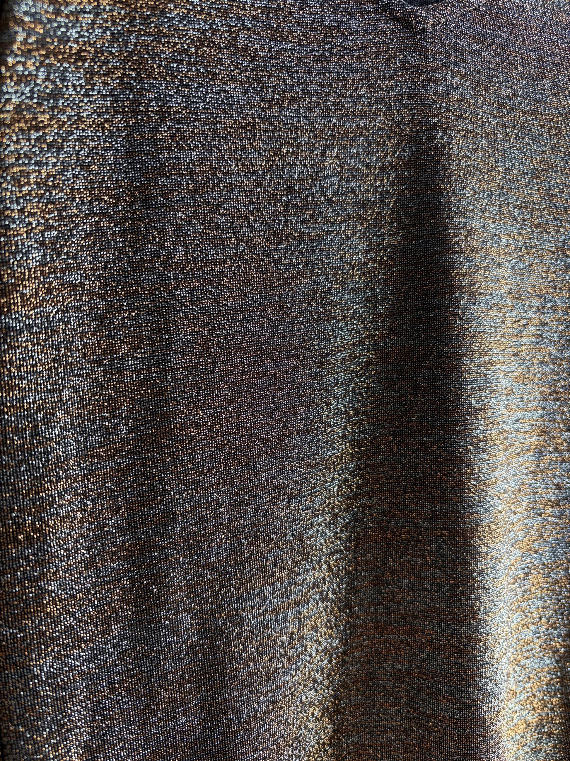 Vintage Silver Glitter Y2K Party Shirt — additional view 7