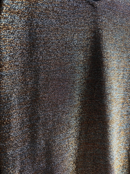 Vintage Silver Glitter Y2K Party Shirt — additional view 7
