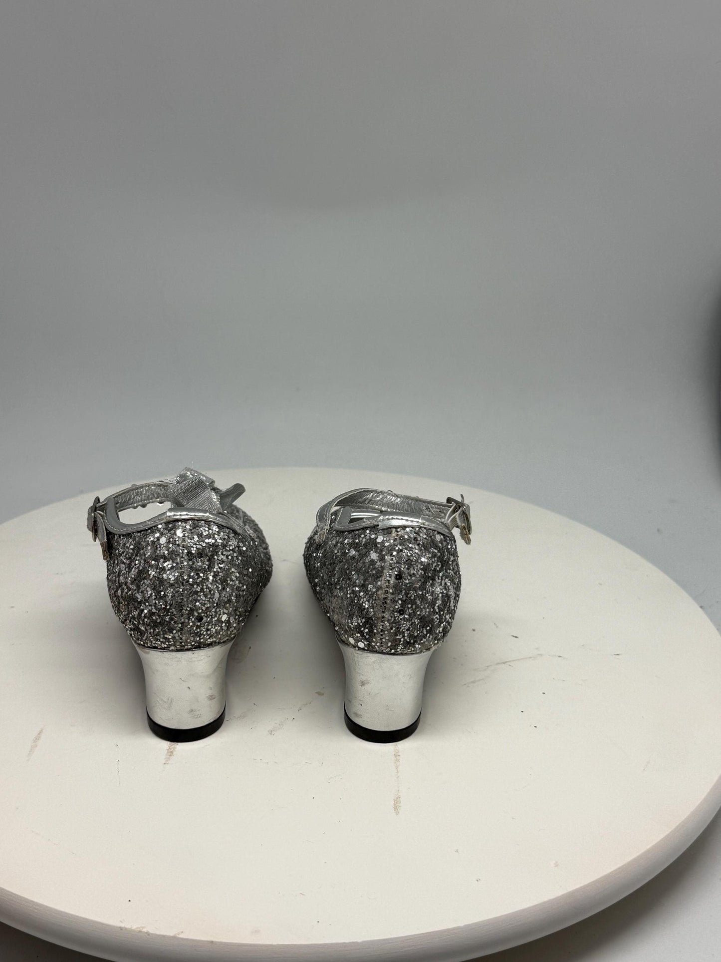 Silver Glitter Mary Jane Shoes For Kids — additional view 7