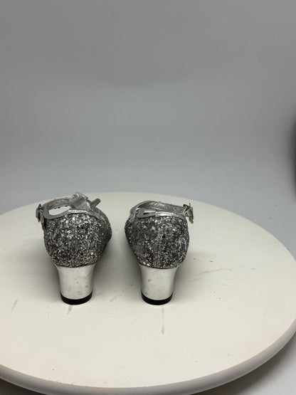 Silver Glitter Mary Jane Shoes For Kids — additional view 7