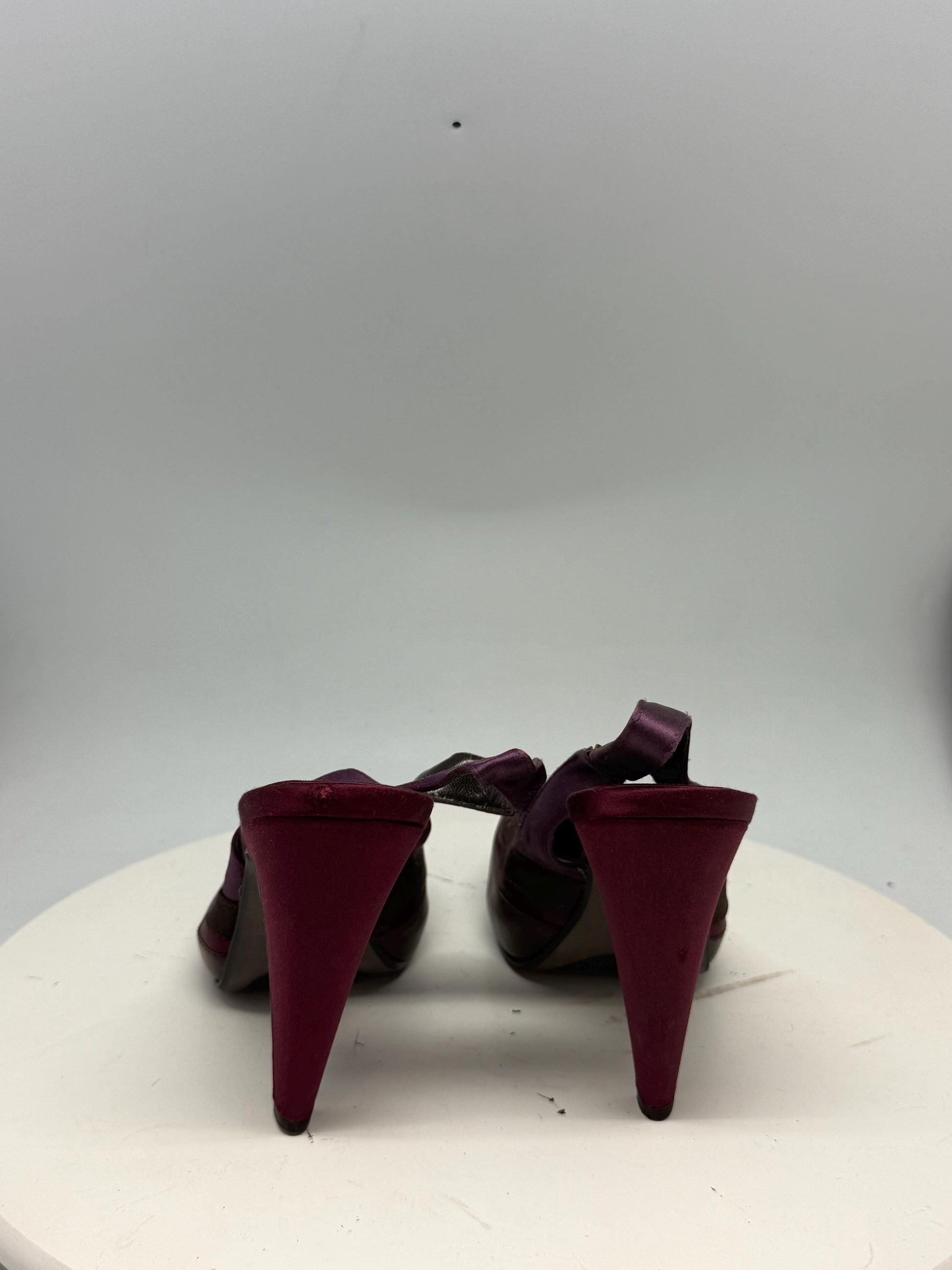 Burgundy Purple Luxury Heels — additional view 6