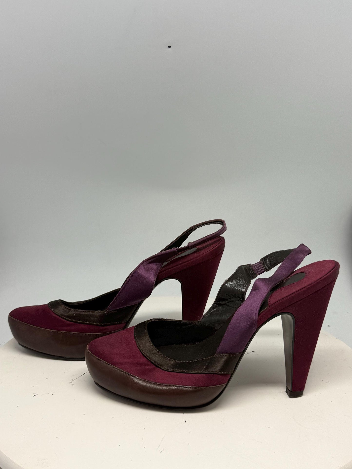 Burgundy Purple Luxury Heels — additional view 5