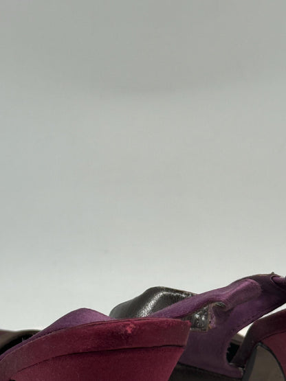 Burgundy Purple Luxury Heels — additional view 7