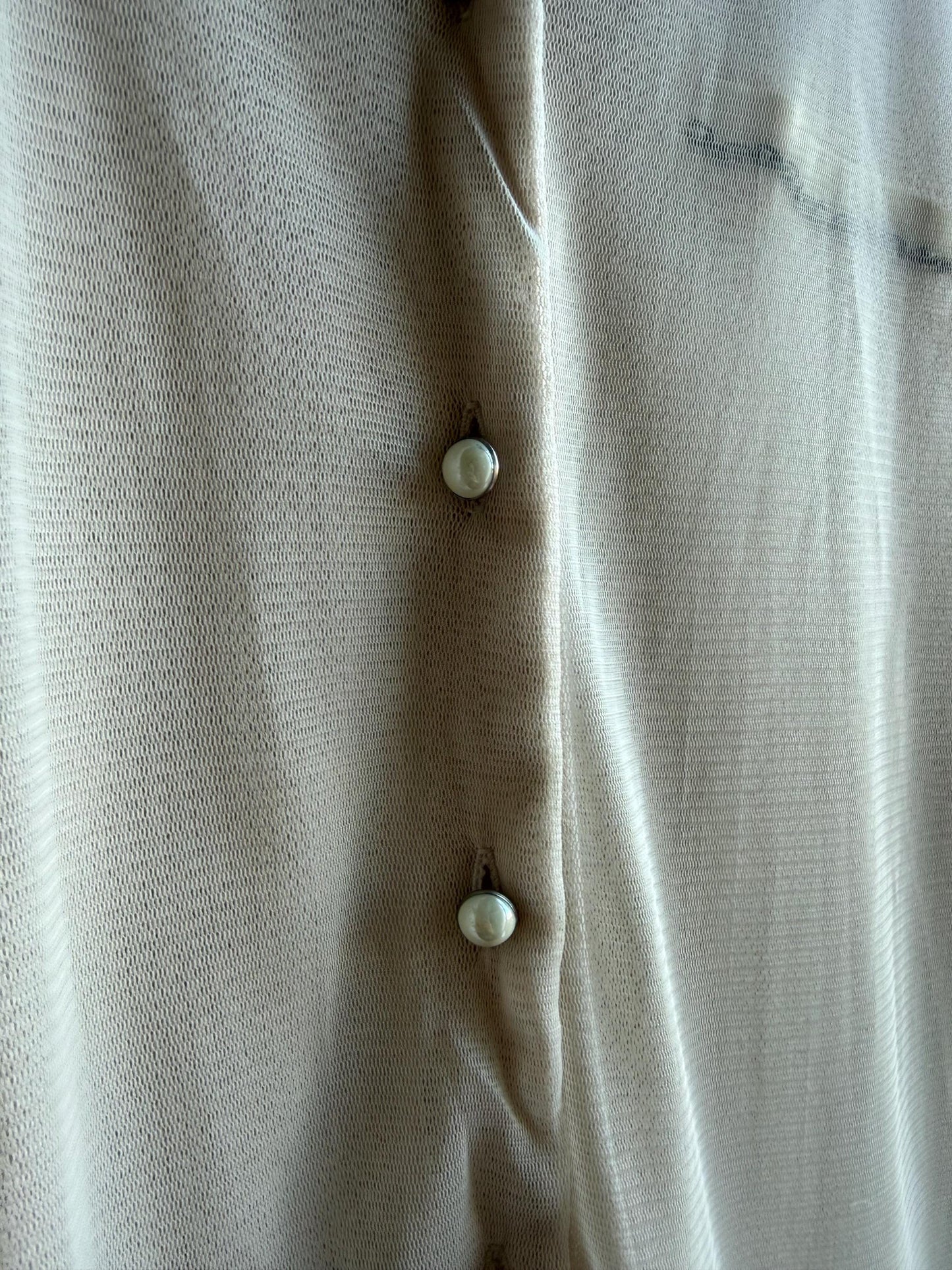 Adolfo Dominguez white blouse, minimalist chic spanish designer wear, L