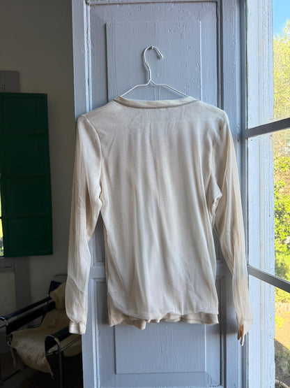Adolfo Dominguez White Minimalist Blouse — additional view 12