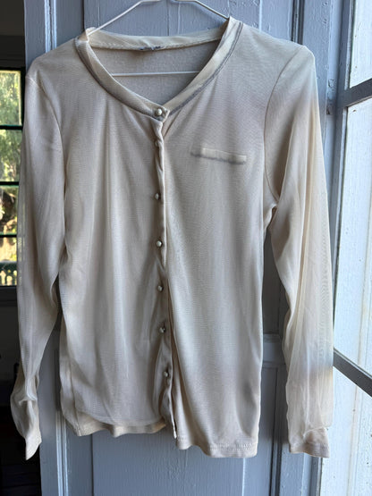Adolfo Dominguez White Minimalist Blouse — additional view 11
