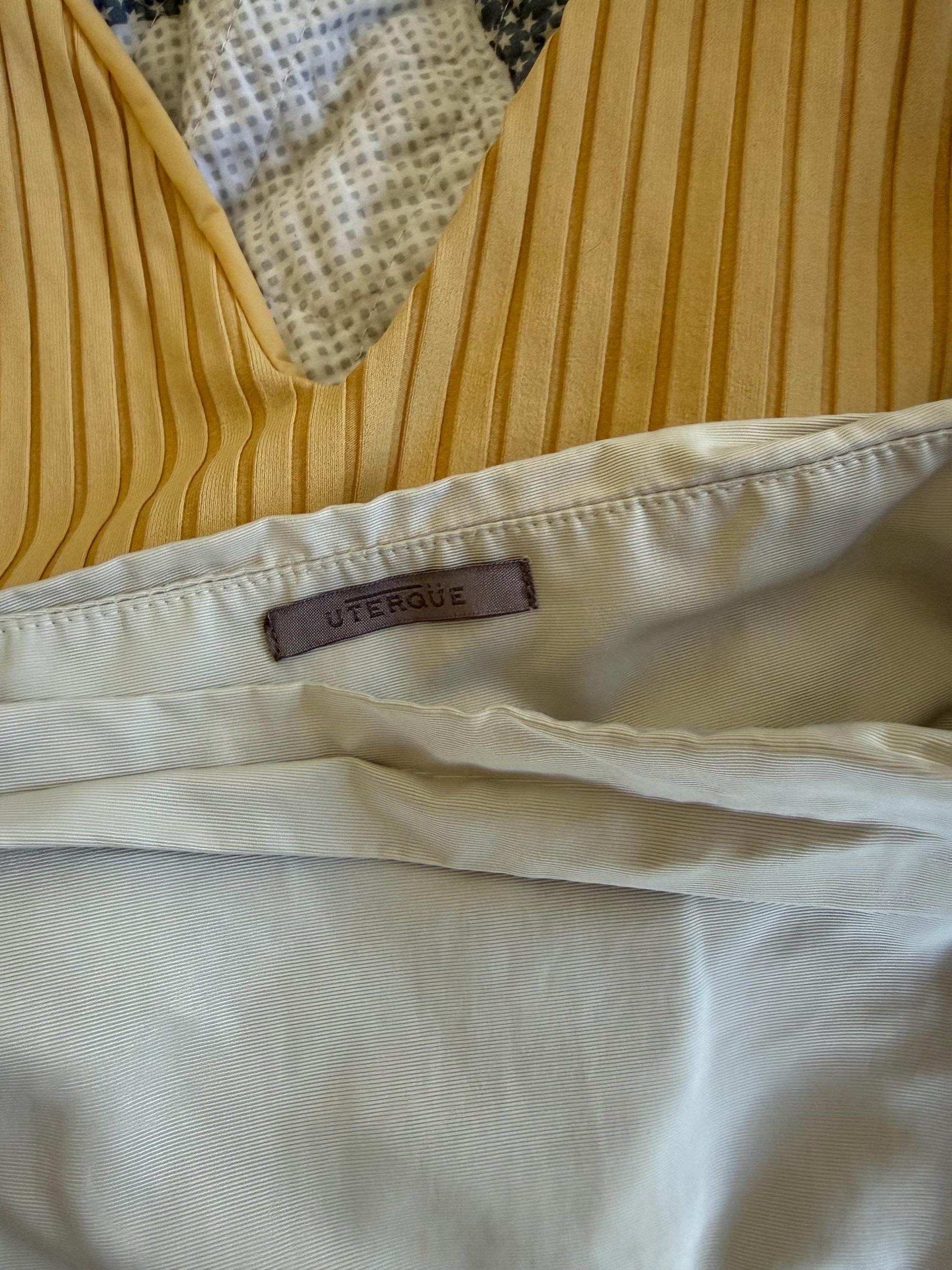 Beige High-Waist Skirt With Gathered Waistline — additional view 12