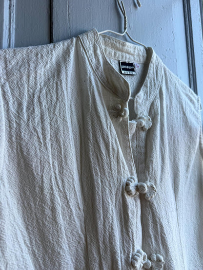 Vintage White Cotton Sleeveless Camisole — additional view 10