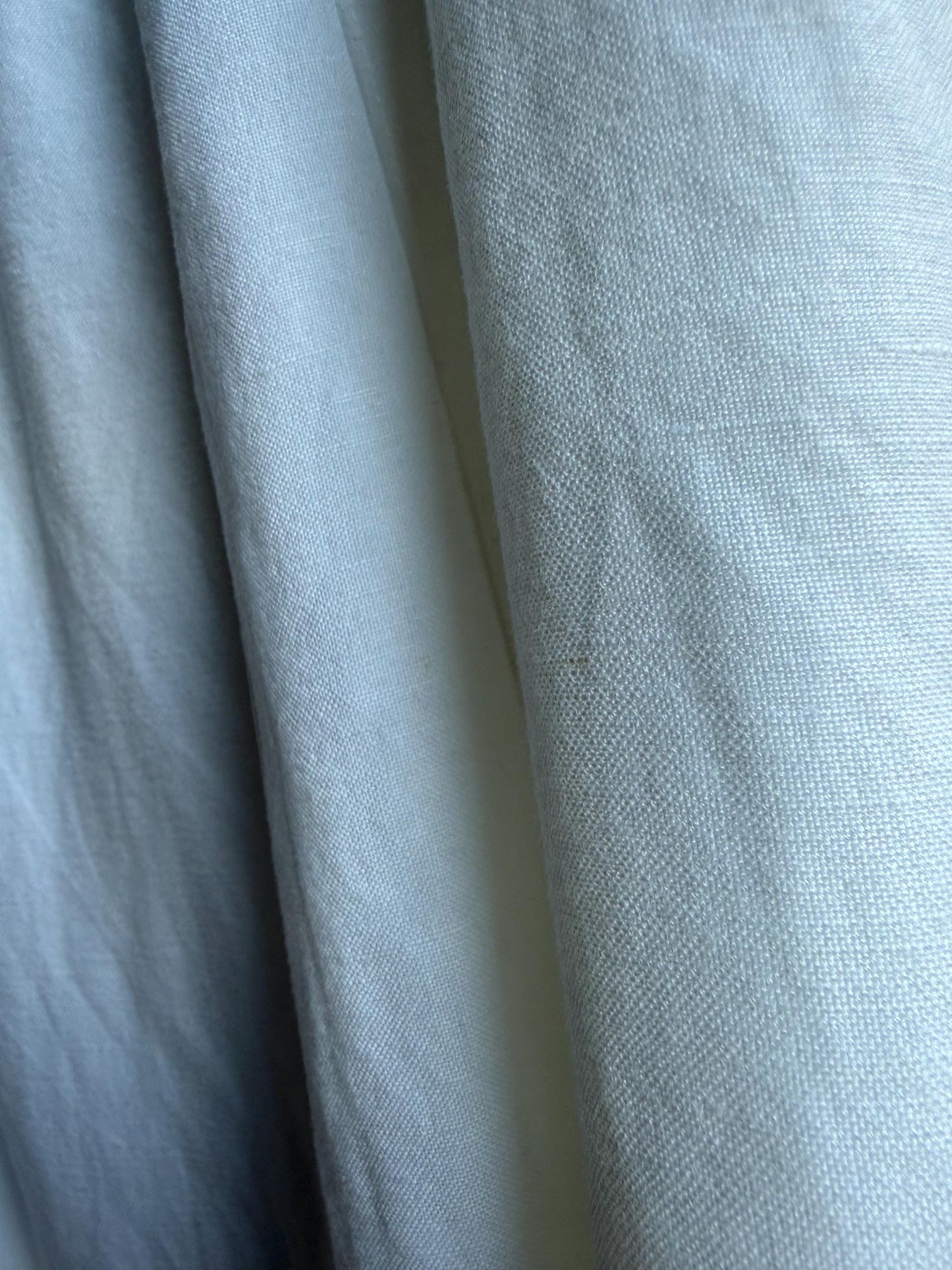 Cottagecore White Linen Blend Midi Skirt — additional view 13