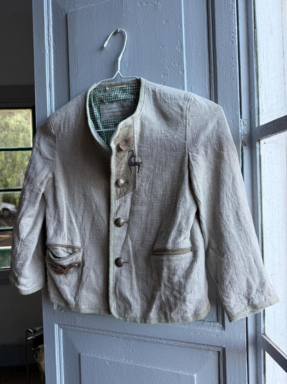 Vintage Linen Jacket for Kids — additional view 6