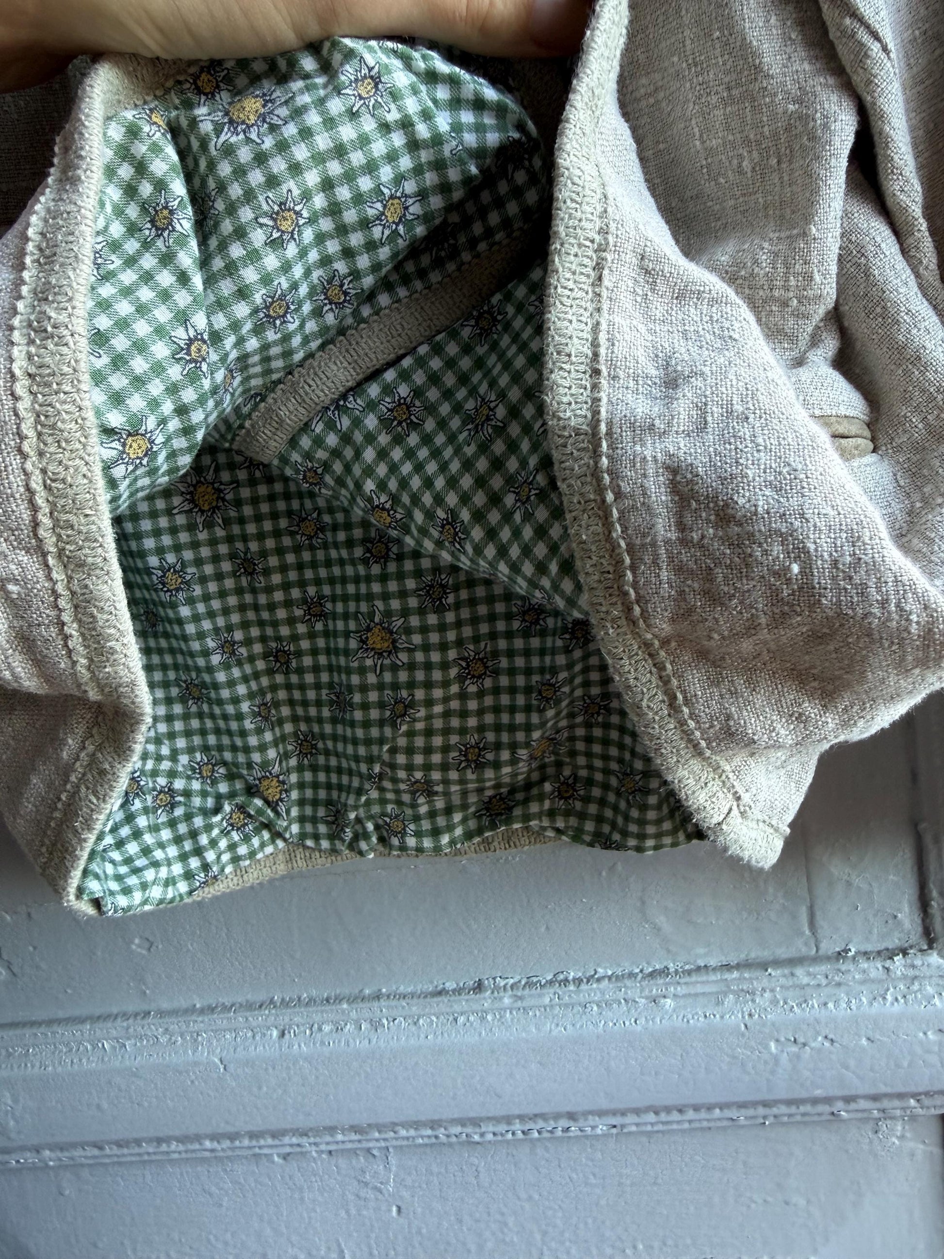 Vintage Linen Jacket for Kids — additional view 13