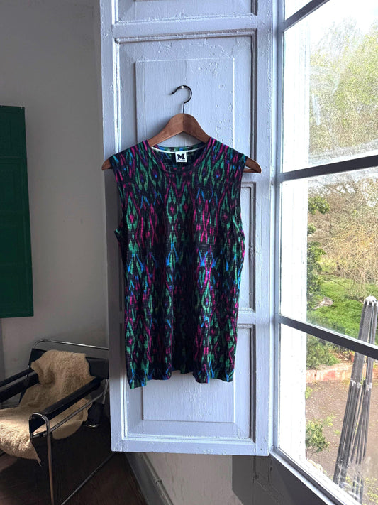 Vintage Missoni multicolored sleeveless top, EU 38 - US 8
