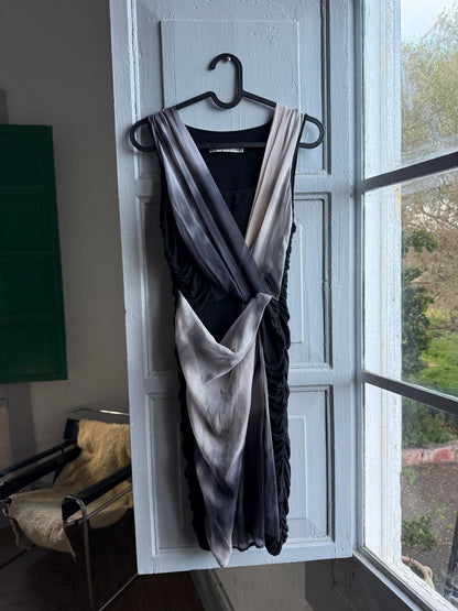 Silk Ombré Sleeveless Dress by Karen Millen — fabric close-up