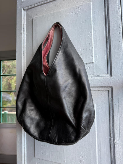 Gianni Chiarini Vintage Black Leather Bag — additional view 6