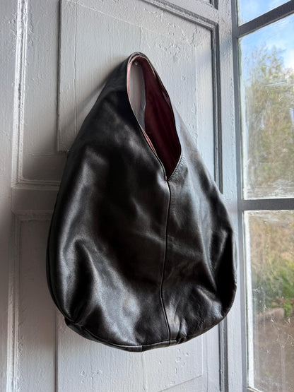 Gianni Chiarini Vintage Black Leather Bag — additional view 7
