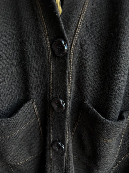 Vintage Love Moschino Brown Wool Cashmere Vest — additional view 8