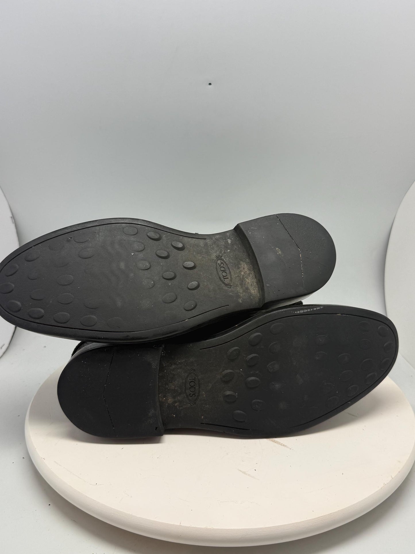 Tod's Black Leather Ankle Boots for Men — additional view 11