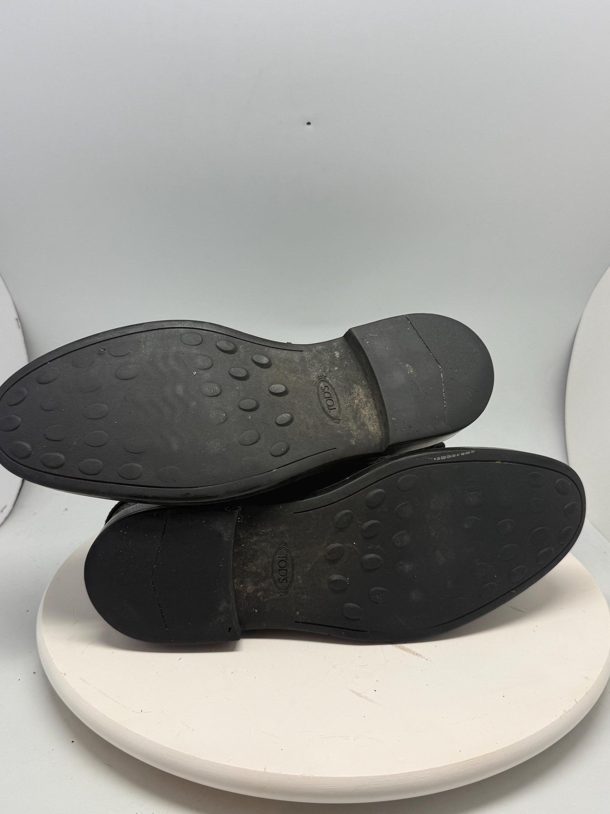 Tod's Black Leather Ankle Boots for Men — additional view 11