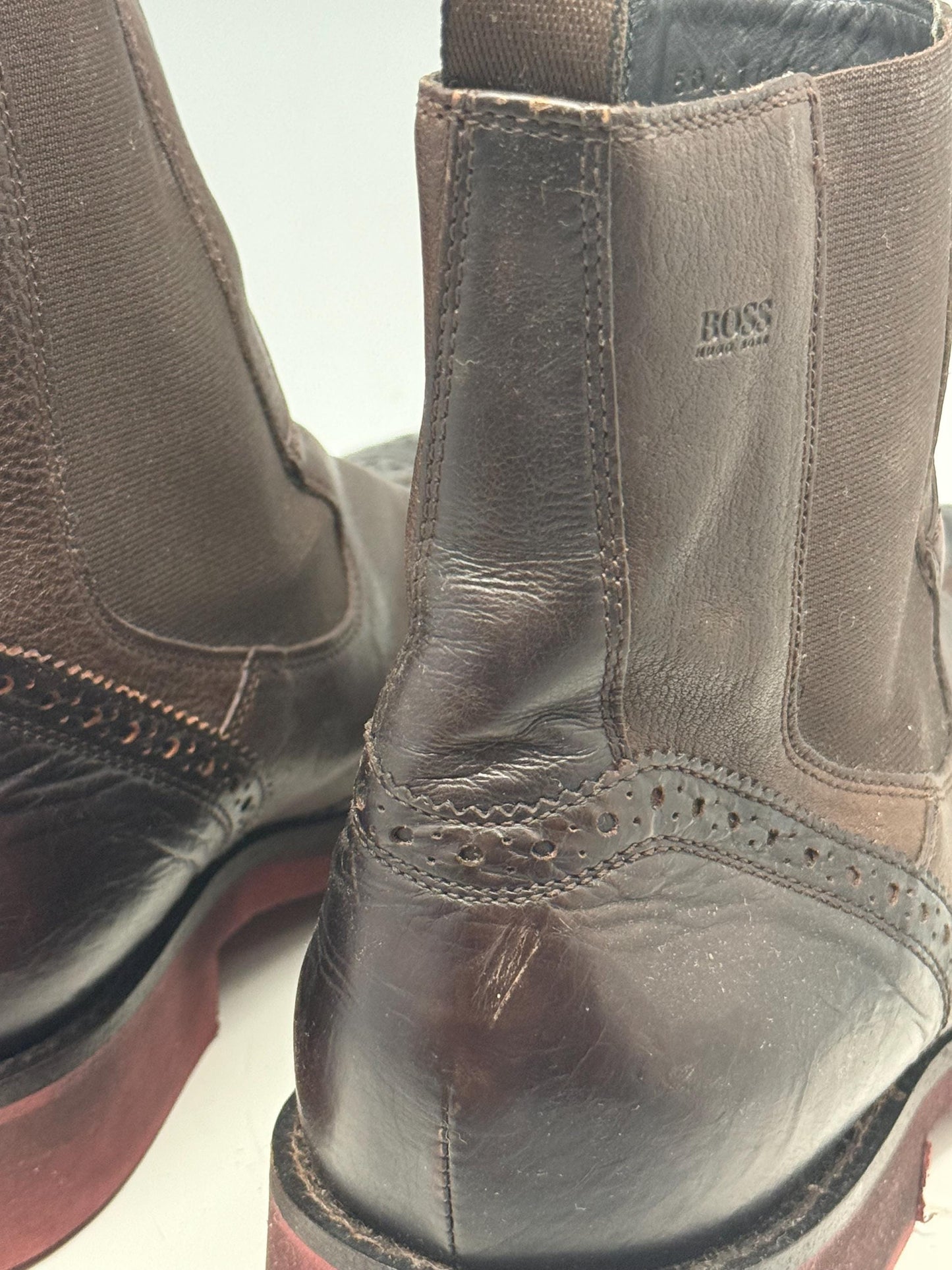 Brown Leather Chelsea Boots — additional view 6