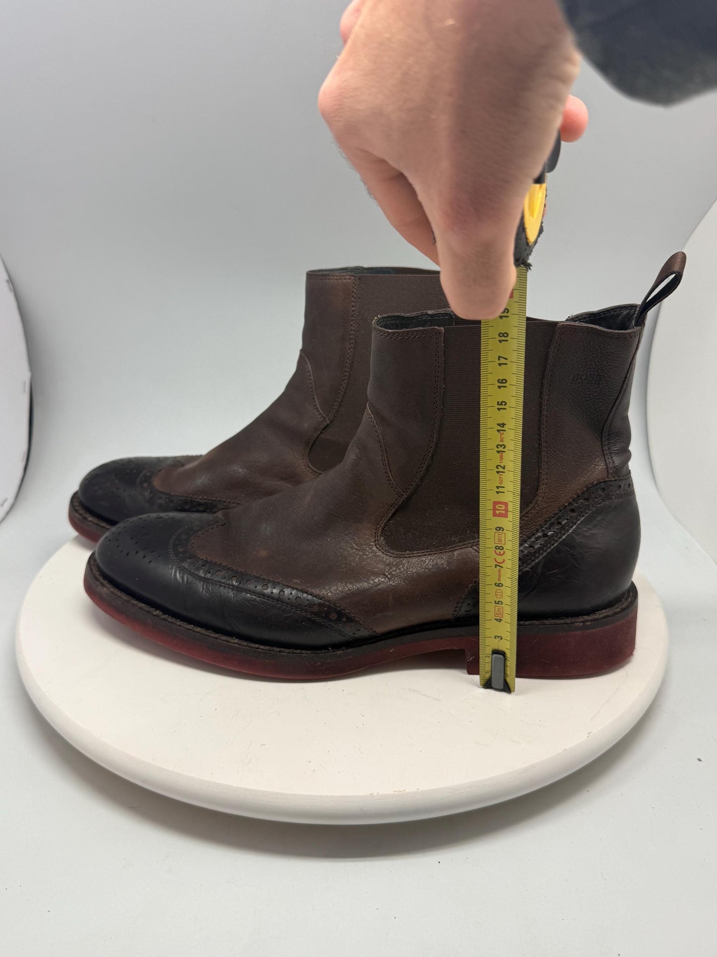 Brown Leather Chelsea Boots — additional view 11