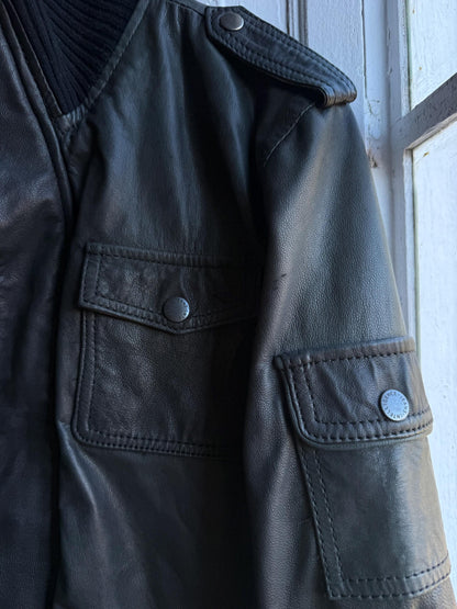 Rare Vintage Black Goat Leather Jacket — additional view 14