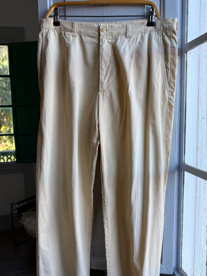 Burberry London Light Yellow Men's Trousers — additional view 6