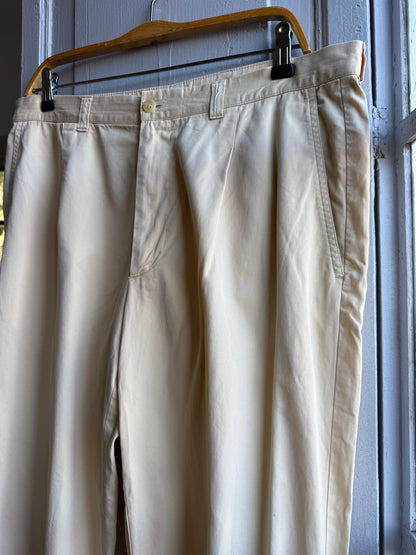 Burberry London Light Yellow Men's Trousers — additional view 7