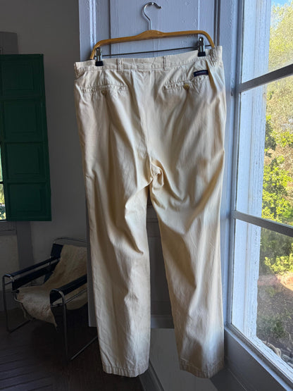 Burberry London Light Yellow Men's Trousers — additional view 12