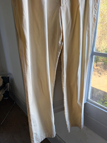 Burberry London Light Yellow Men's Trousers — additional view 9