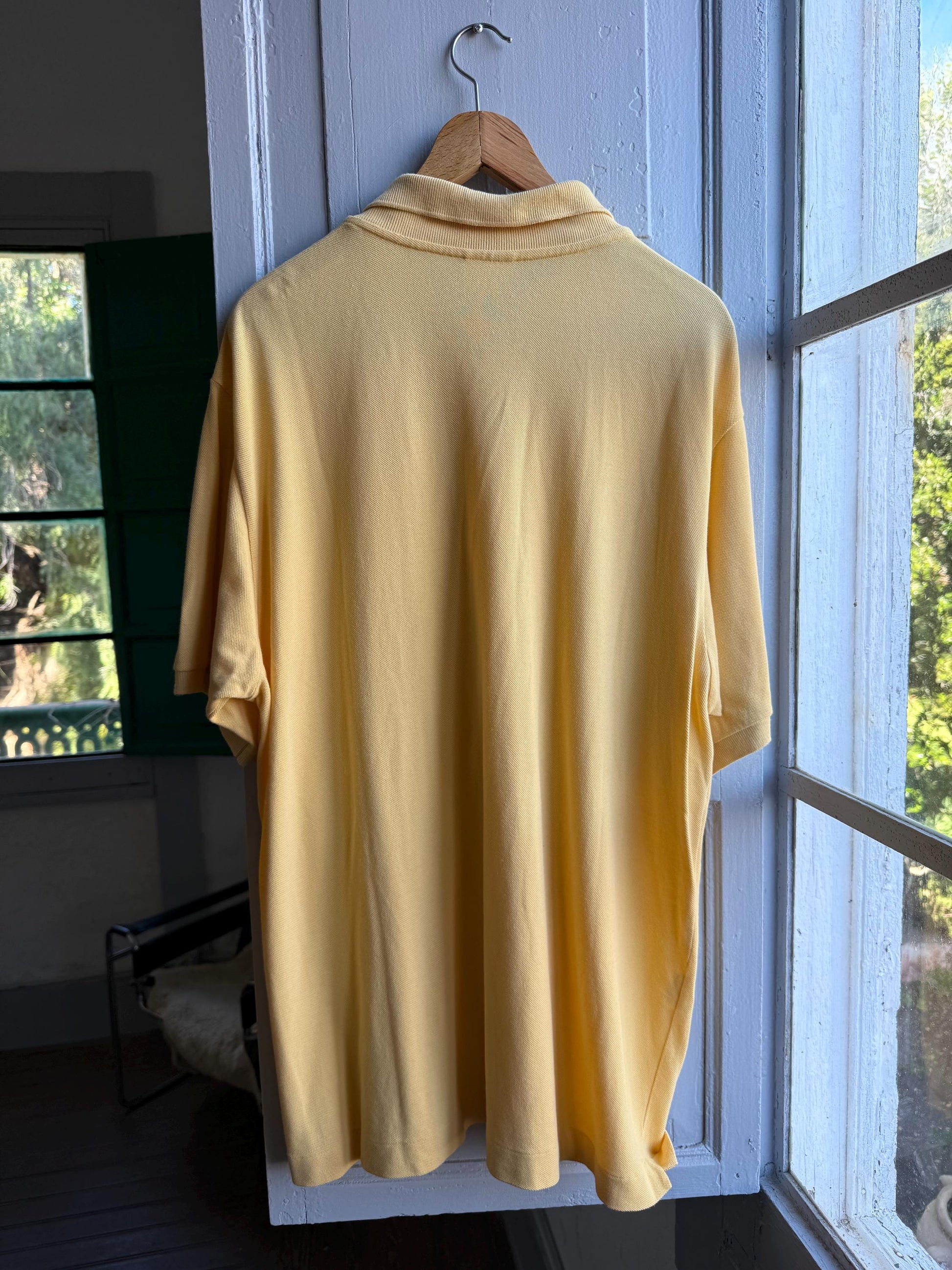 Vintage Yellow Lacoste Polo Shirt for Men — additional view 11