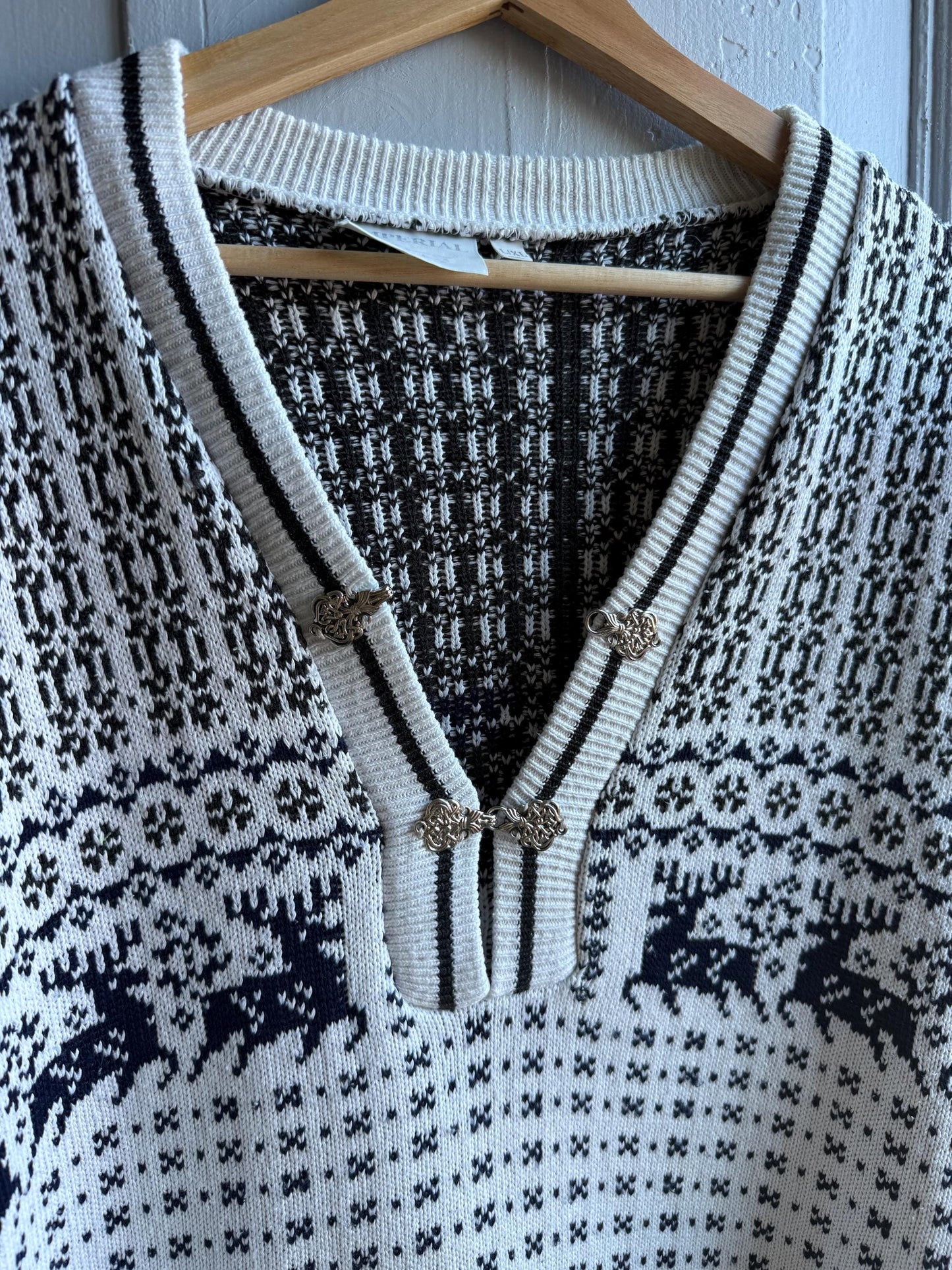 Vintage Fair Isle Norwegian Jumper — additional view 10