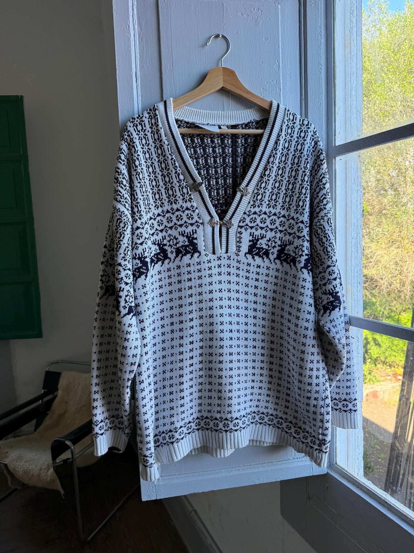 Vintage Fair Isle Norwegian Jumper — additional view 5