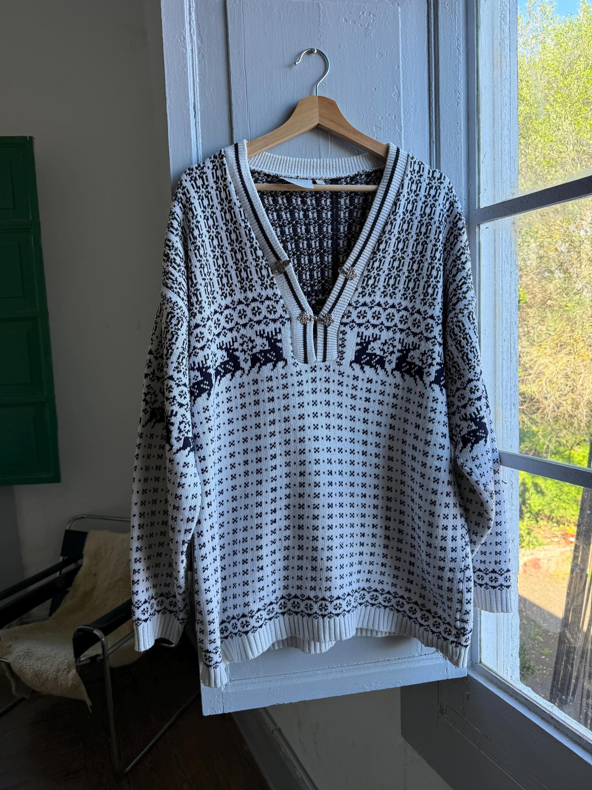 Vintage Fair Isle Norwegian Jumper — additional view 5