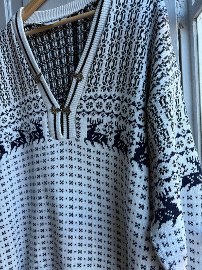 Vintage Fair Isle Norwegian Jumper — additional view 8