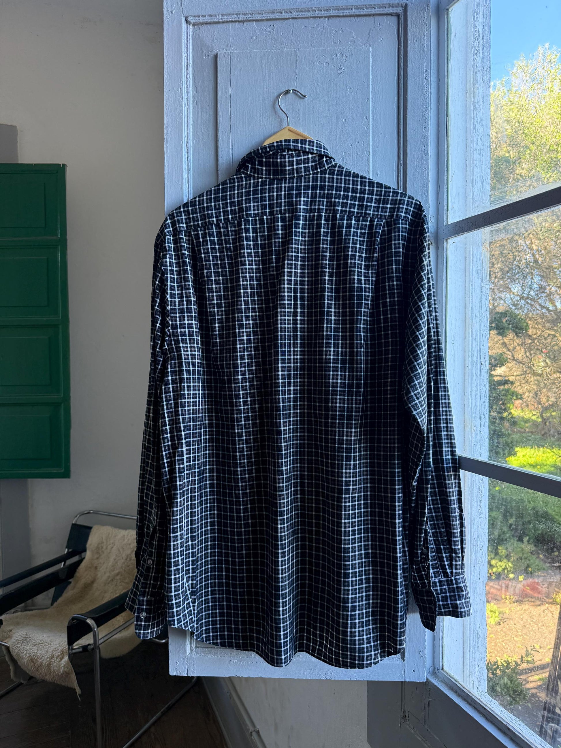 Polo Ralph Lauren Black White Plaid Shirt — additional view 7