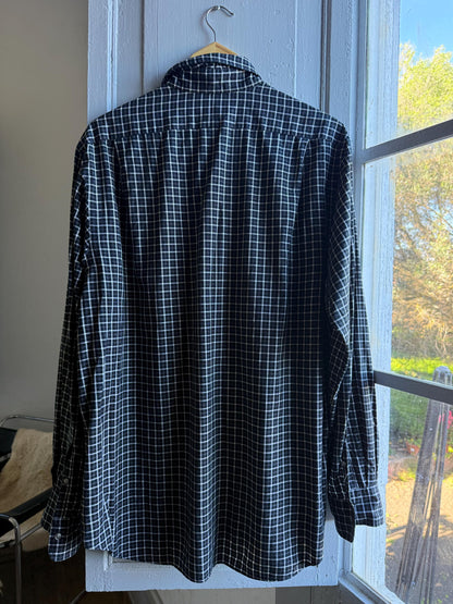 Polo Ralph Lauren Black White Plaid Shirt — additional view 8