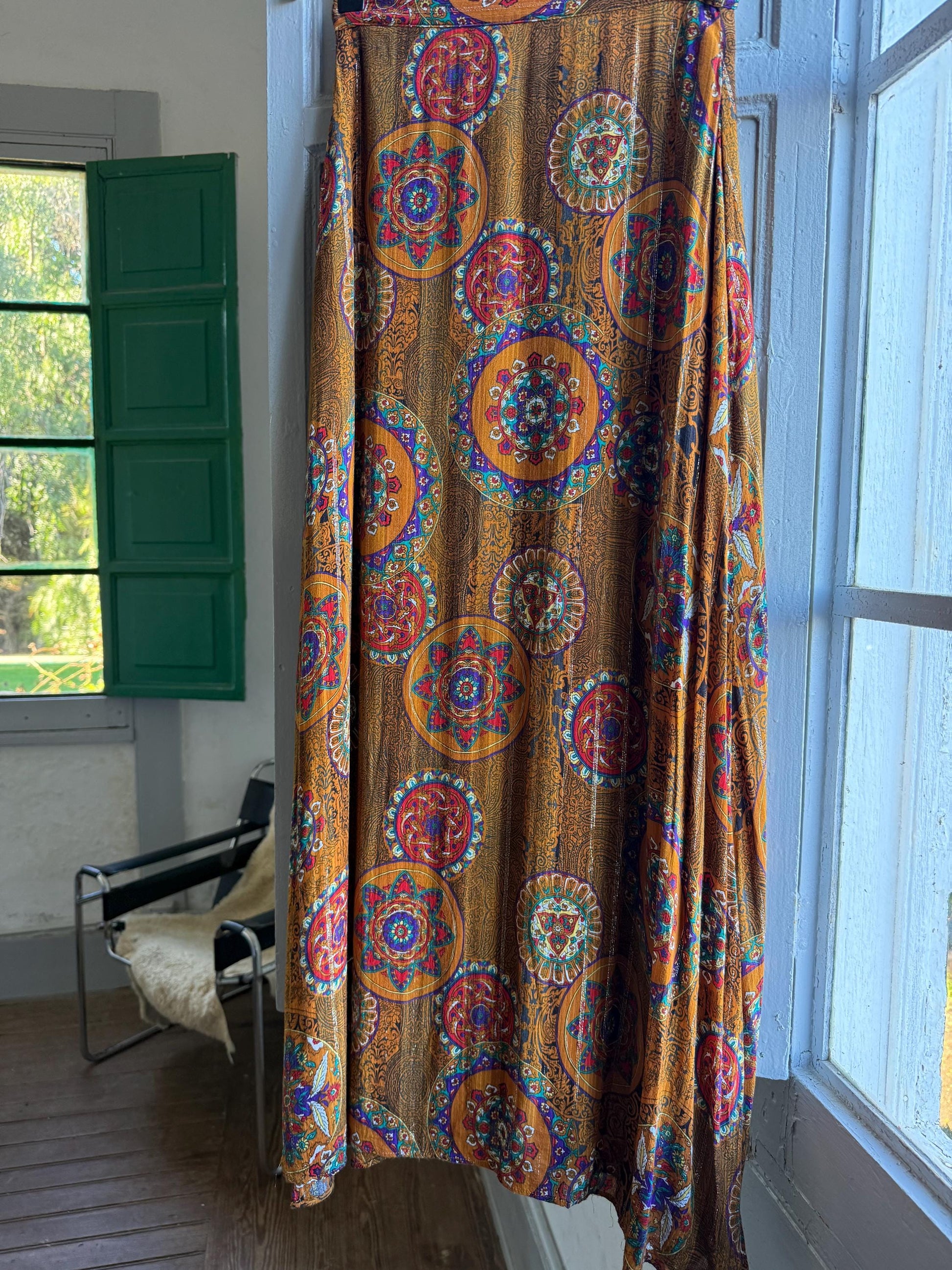 Vintage Desigual Floral Maxi Skirt — additional view 9