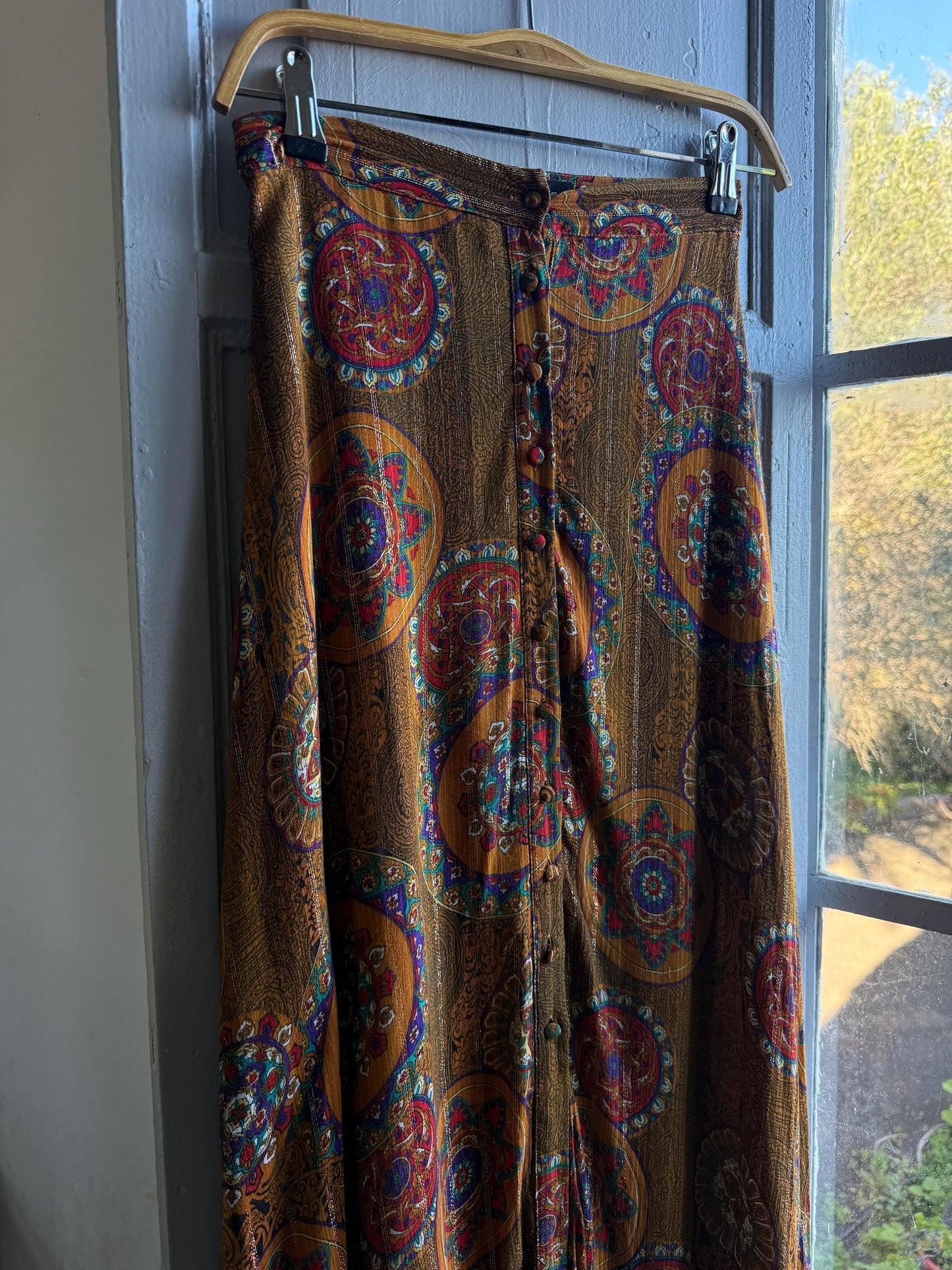 Vintage Desigual Floral Maxi Skirt — additional view 5