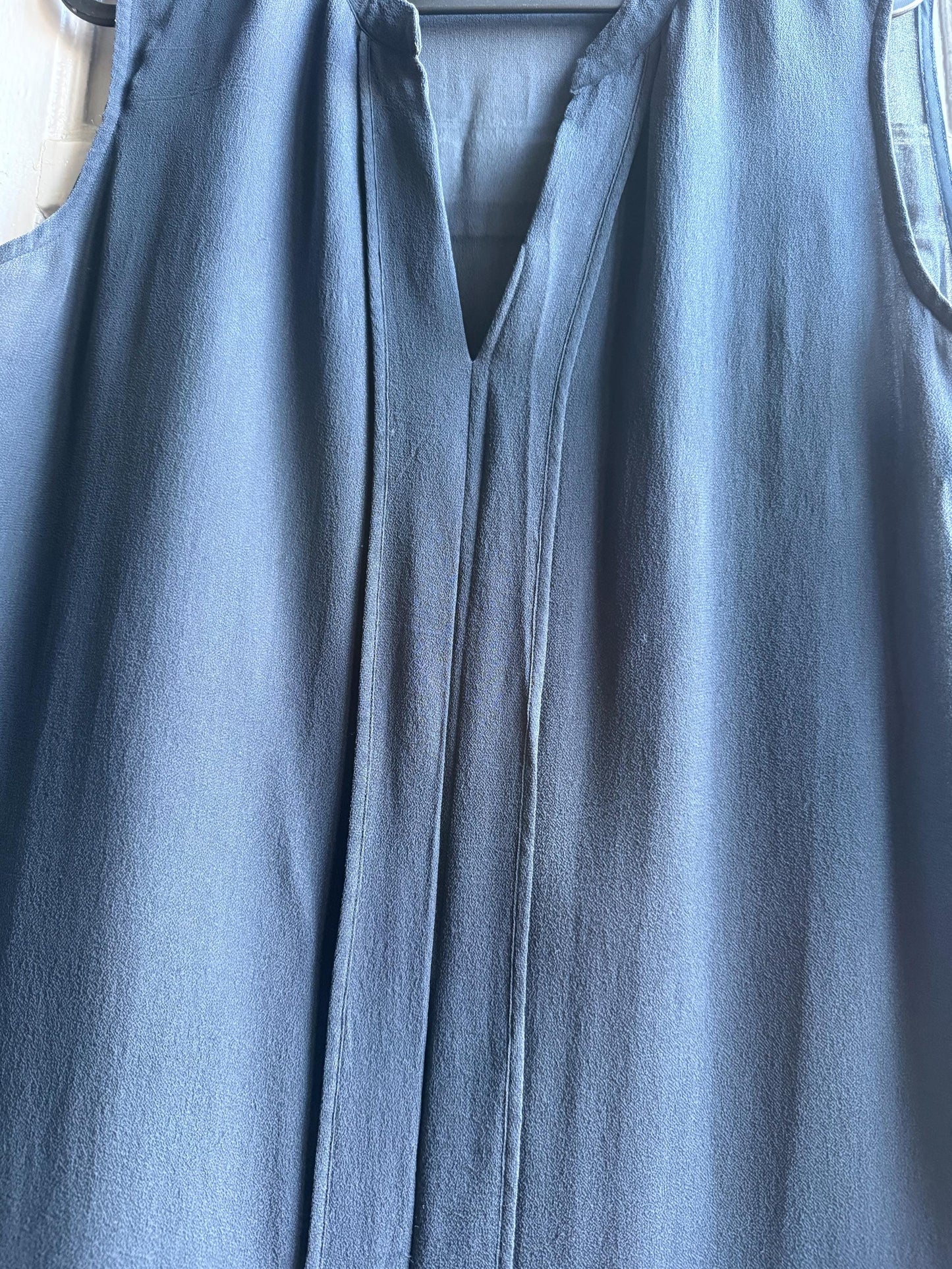 Dark Blue Sheer V-Neck Camisole — additional view 7