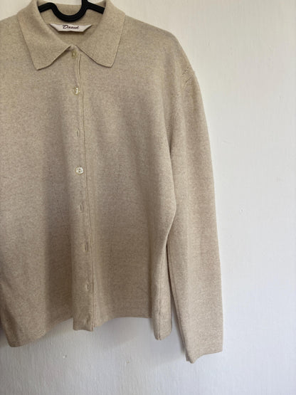 Vintage Off-White Merino Wool Vest — additional view 8