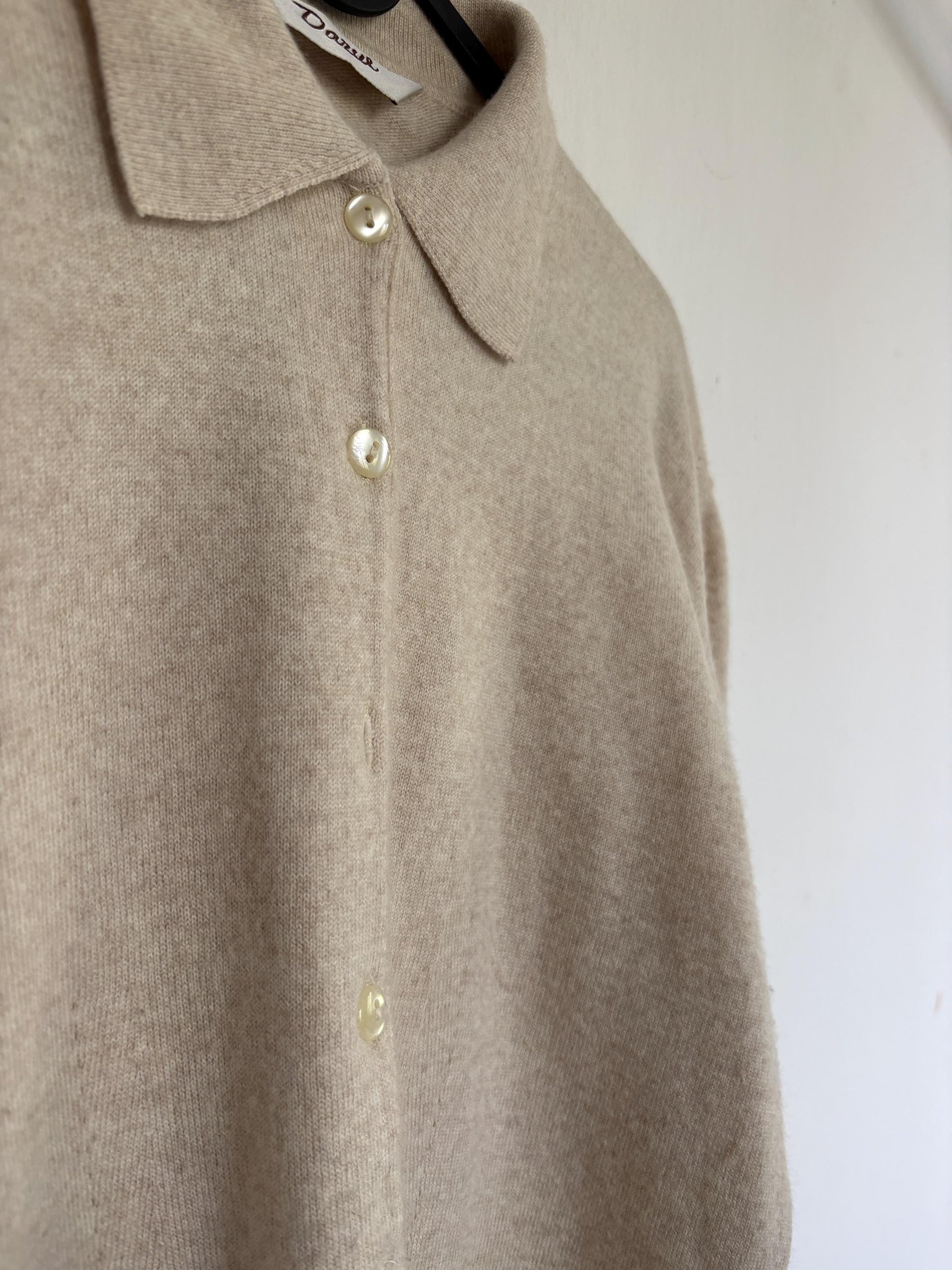 Vintage Off-White Merino Wool Vest — additional view 5