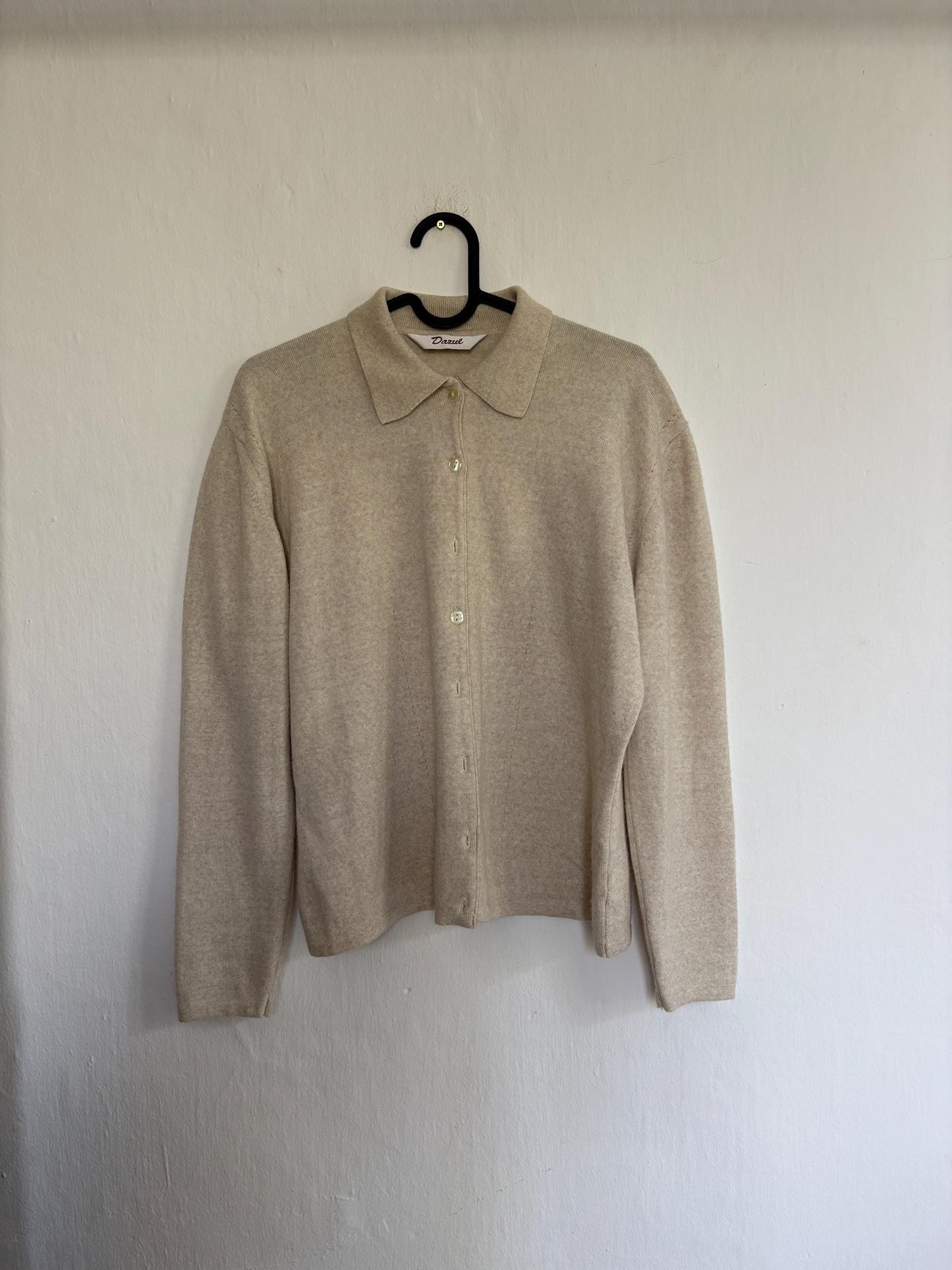 Vintage Off-White Merino Wool Vest — additional view 9