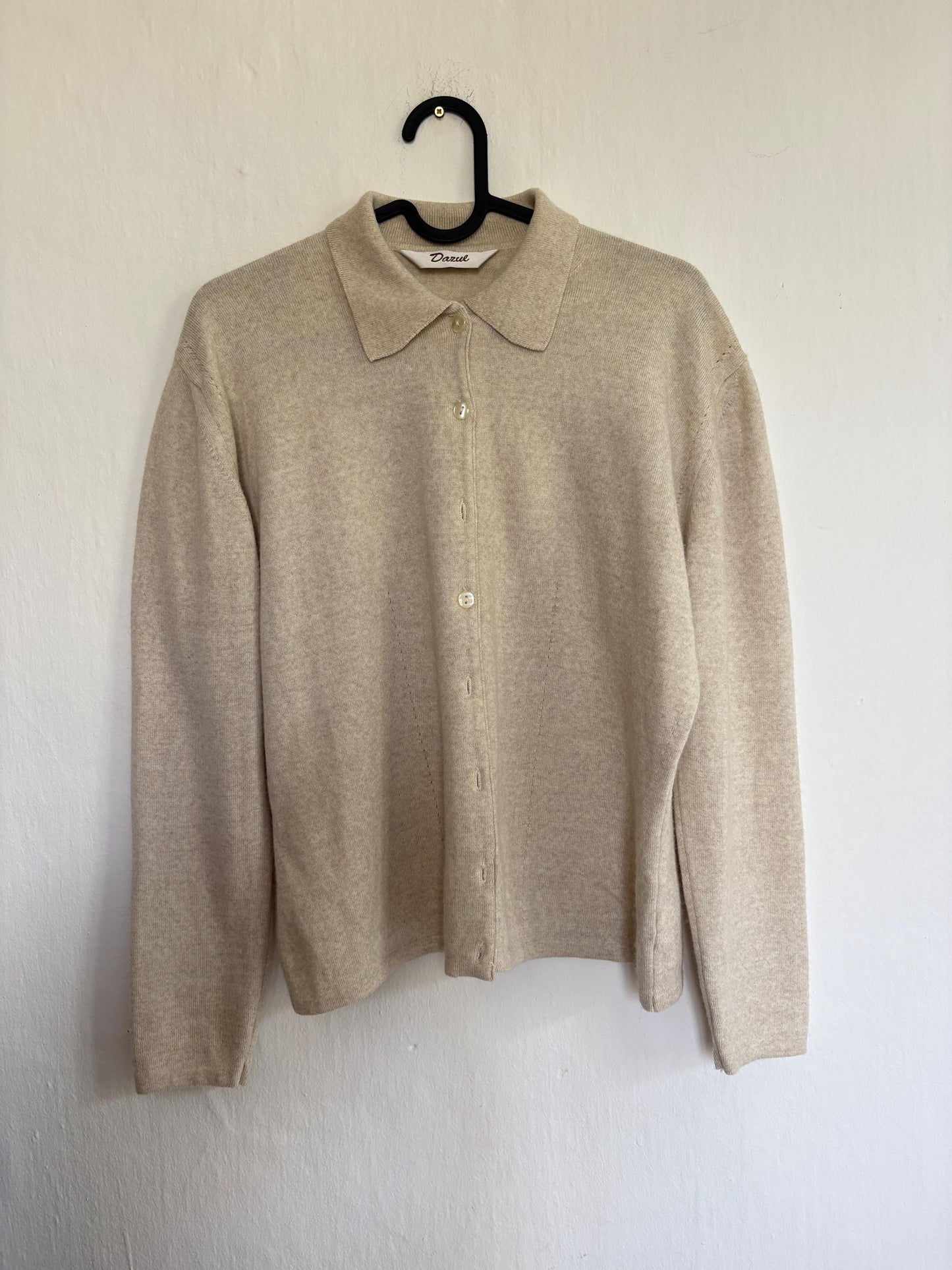 Vintage Off-White Merino Wool Vest — additional view 11