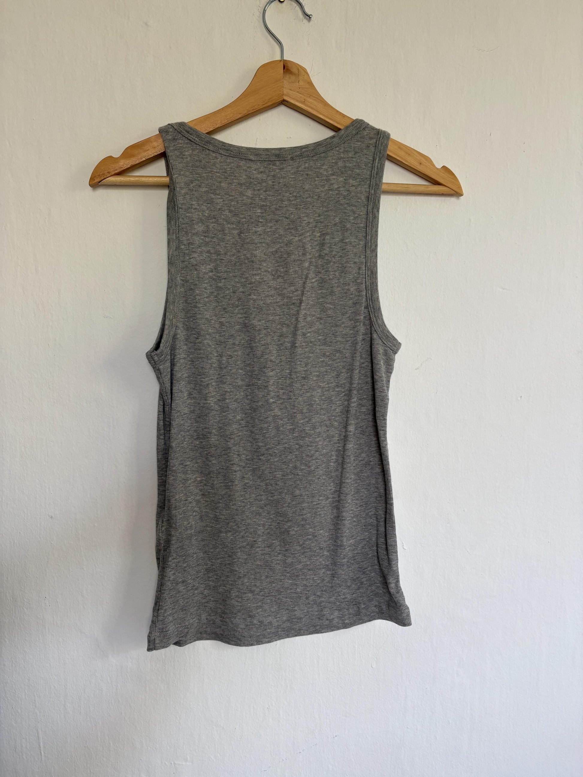 Grey Cotton Tank Top — additional view 12