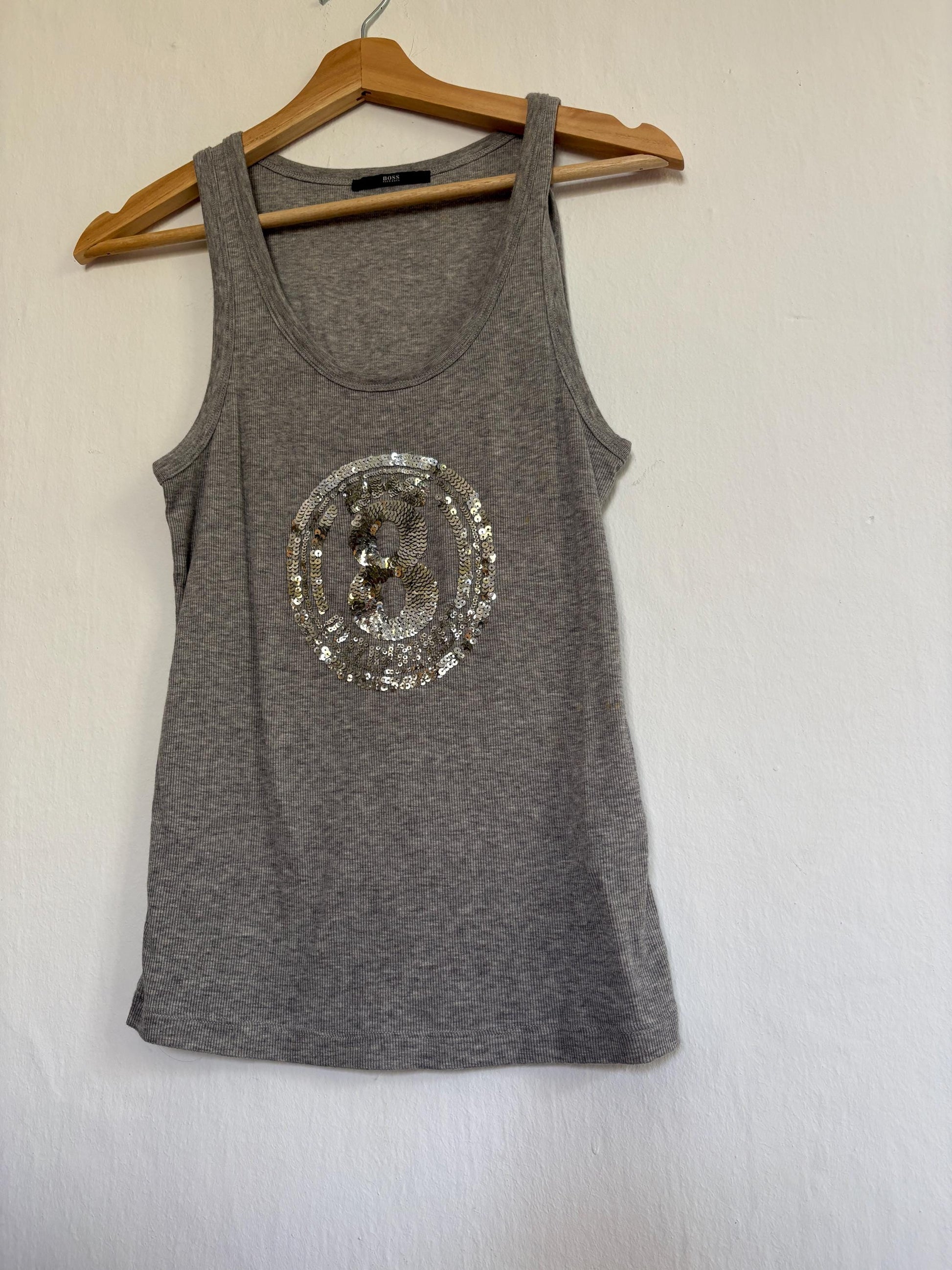 Grey Cotton Tank Top — additional view 9