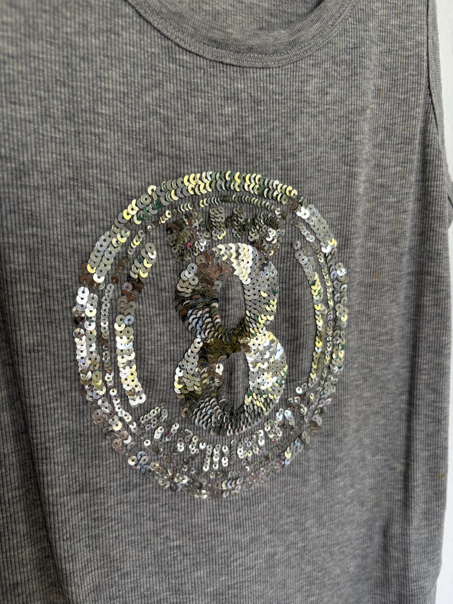 Grey Cotton Tank Top — additional view 6