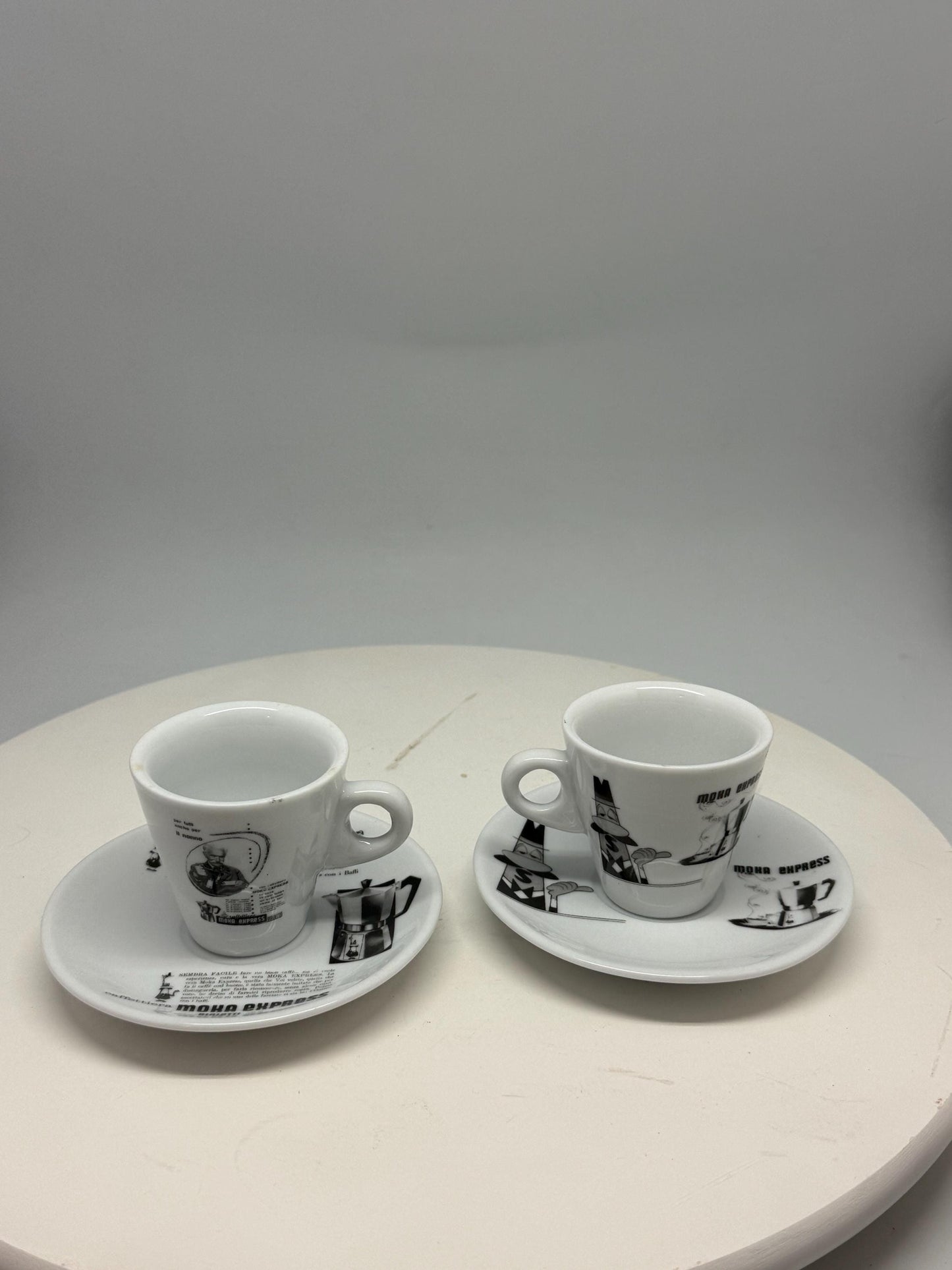 Vintage Bialetti Porcelain Espresso Cups Set — additional view 6